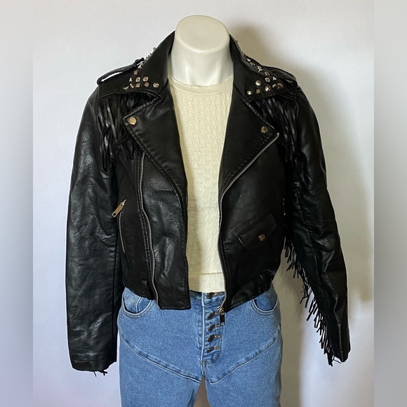 Fringe Motorcycle Jacket - Picture 1 of 3